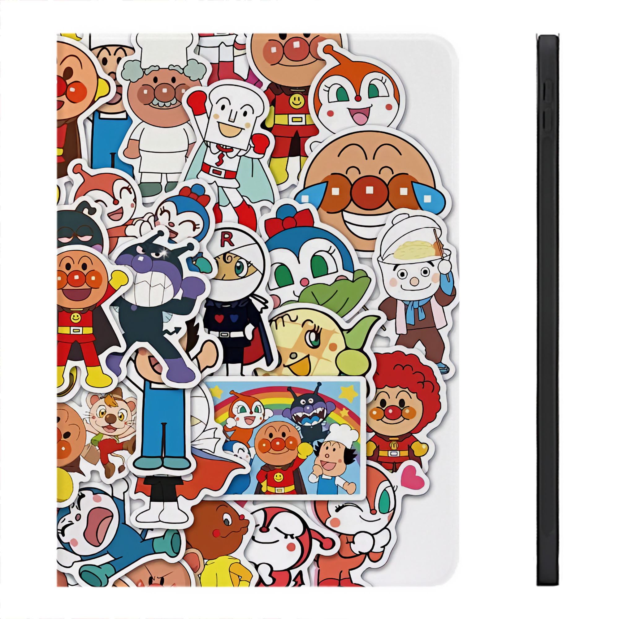 （画像用） アンパンマン Anpanman IPadケース ペンホルダー付き ブックスタイルデザイン